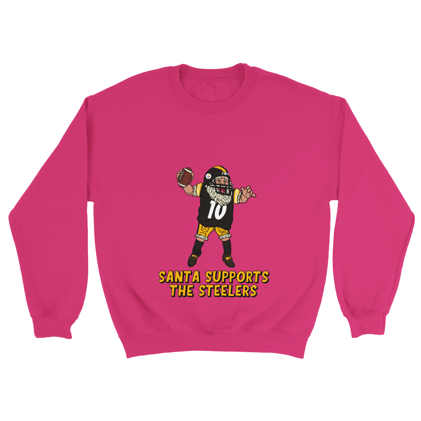 Pittsburgh Steelers Unisex Crewneck Santa Sweatshirt