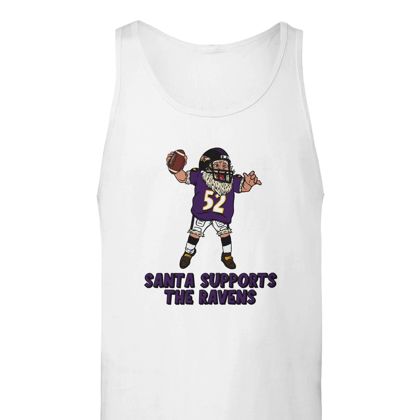 Baltimore Ravens Unisex Santa Tank Top