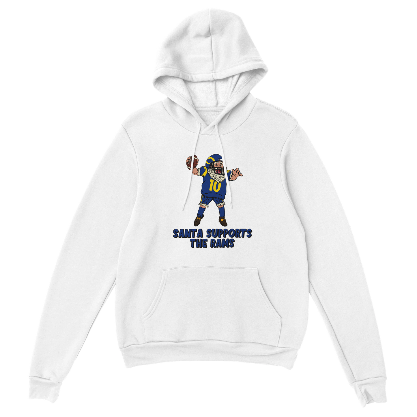 Los Angeles Rams Unisex Pullover Santa Hoodie