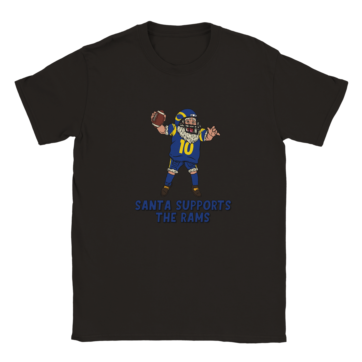 Los Angeles Rams Kids Crewneck Santa T-shirt