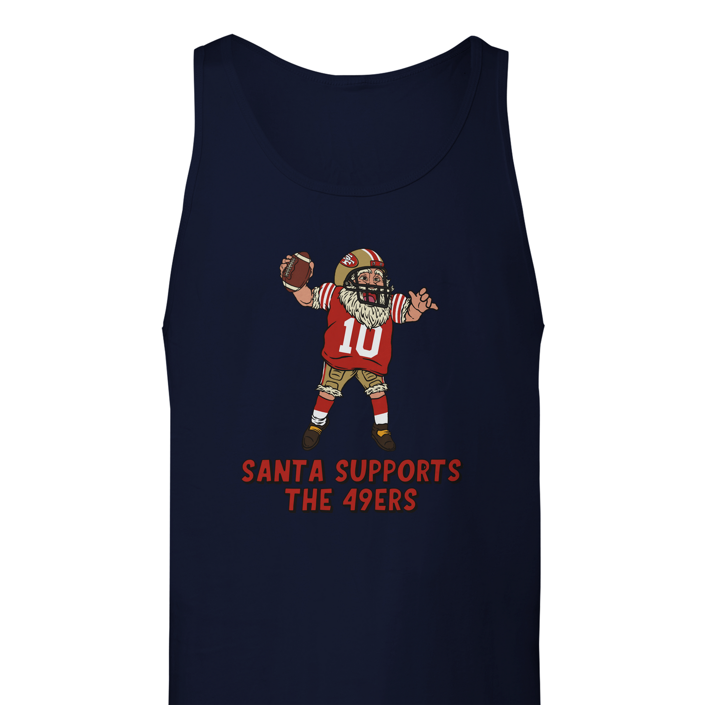 San Francisco 49ers Unisex Santa Tank Top