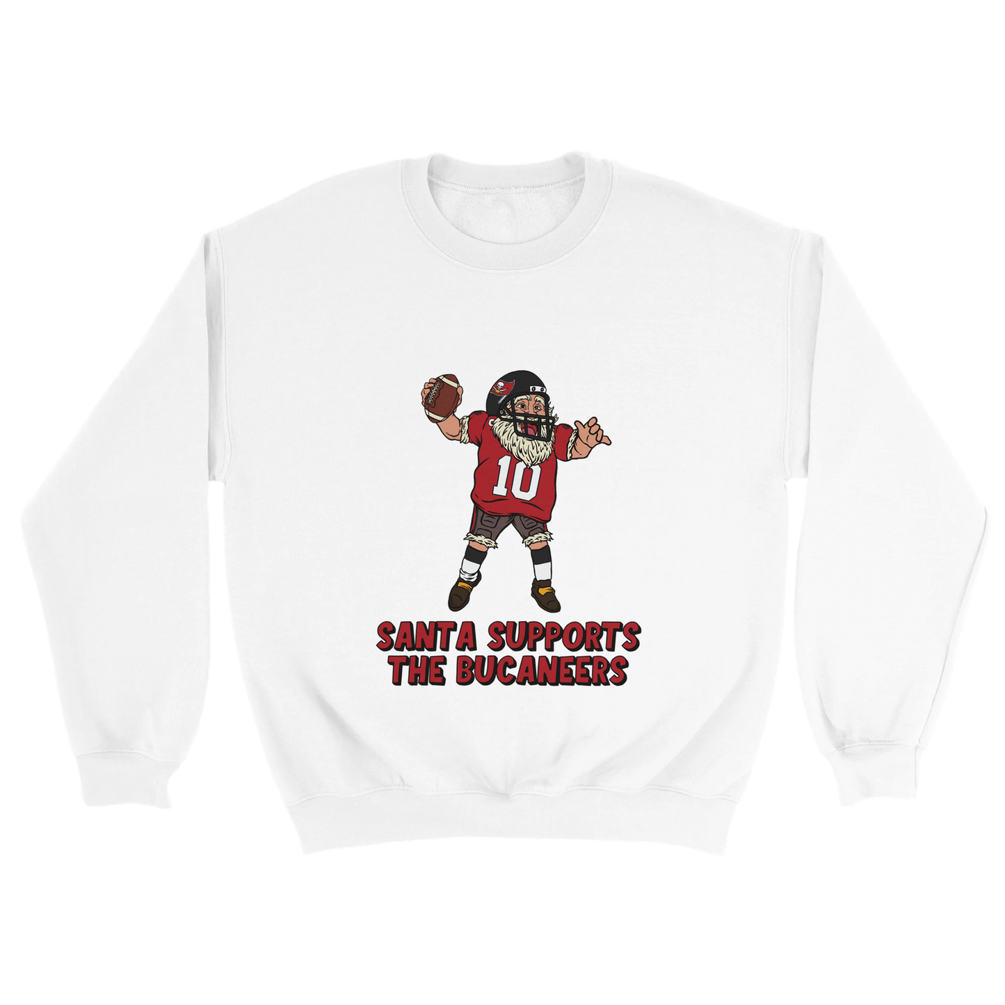 Tampa Bay Buccaneers Unisex Crewneck Santa Sweatshirt