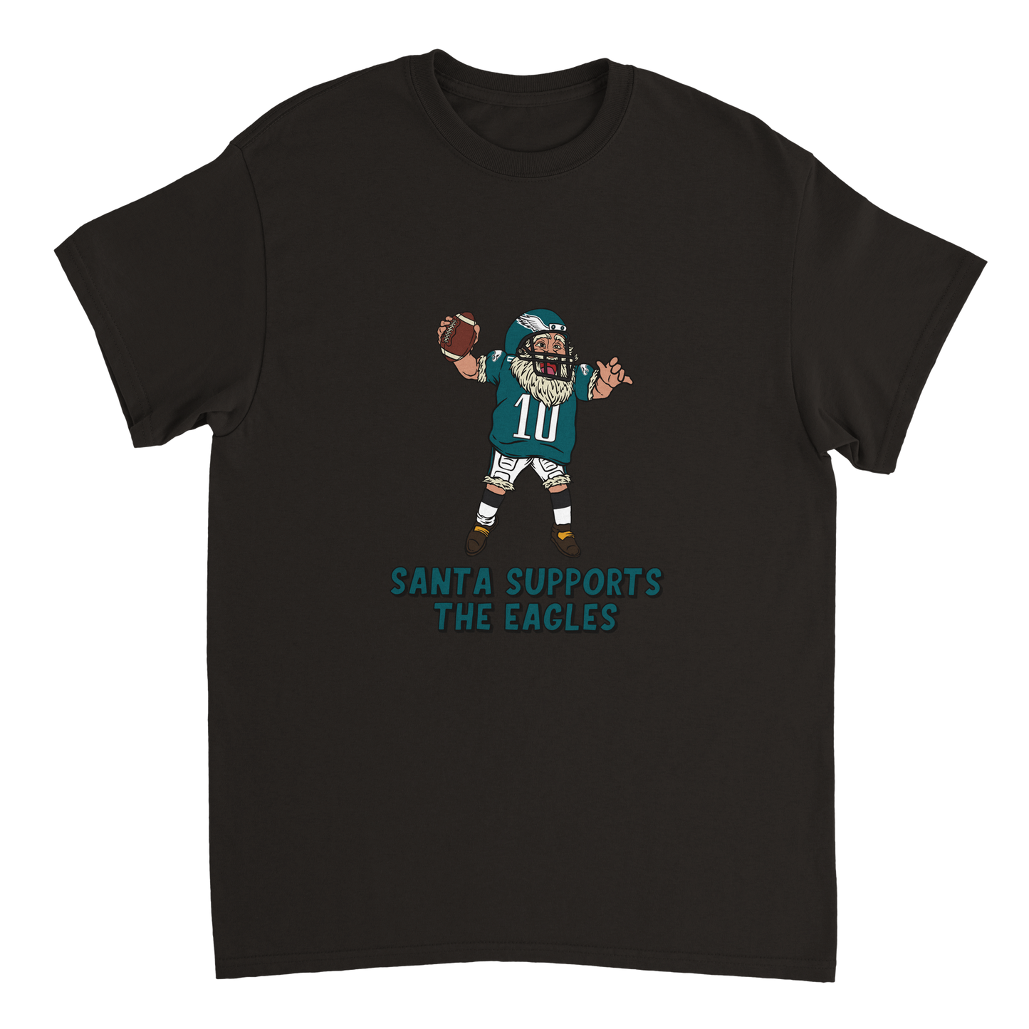 Philadelphia Eagles Unisex Crewneck Santa T-shirt