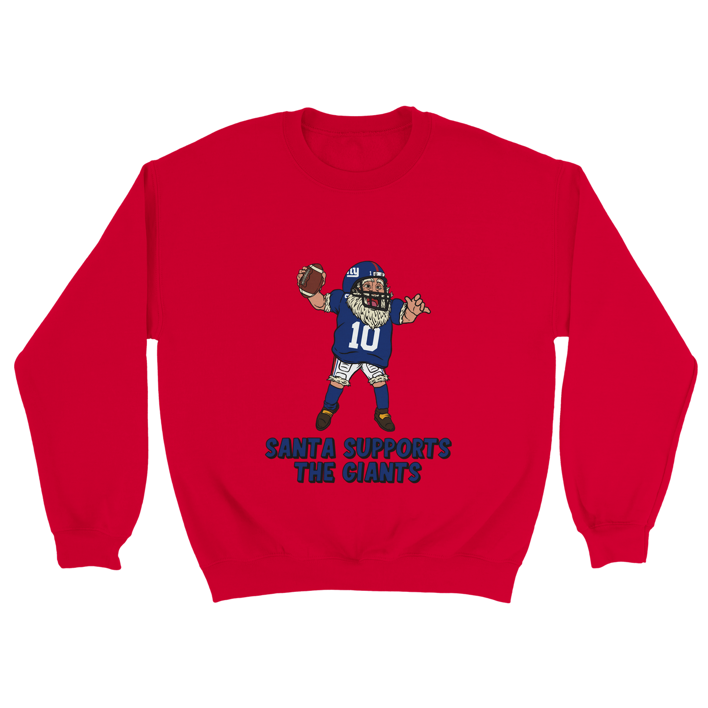 New York Giants Unisex Crewneck Santa Sweatshirt