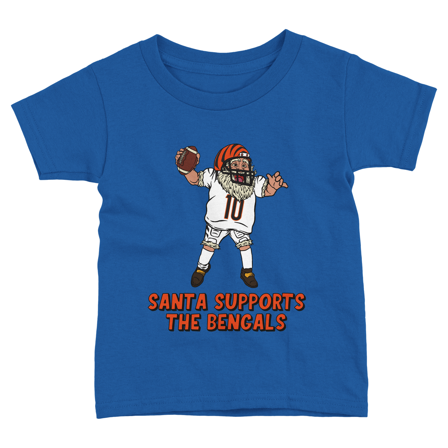 Cincinnati Bengals Toddler Fine Jersey Santa T-Shirt