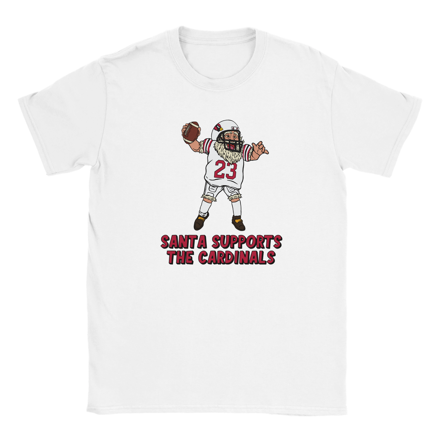 Arizona Cardinals Kids Crewneck Santa T-shirt