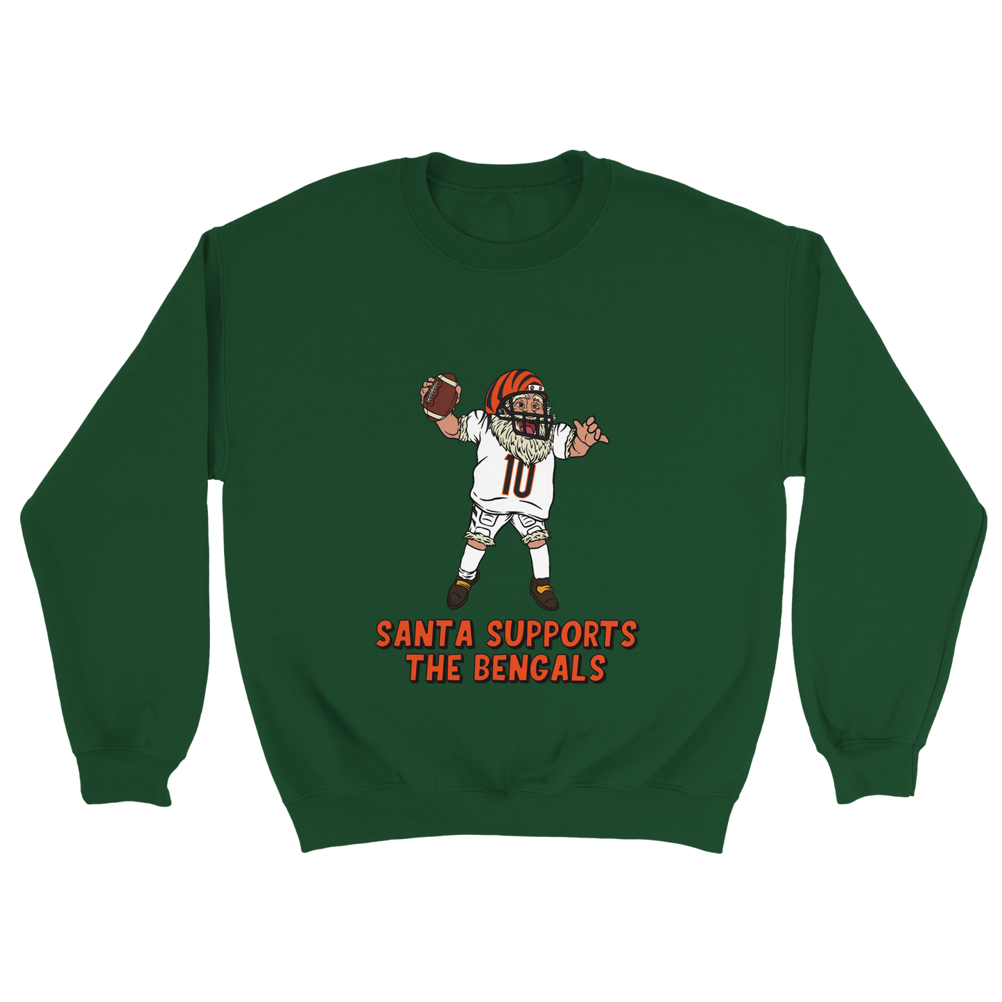 Cincinnati Bengals Unisex Crewneck Santa Sweatshirt