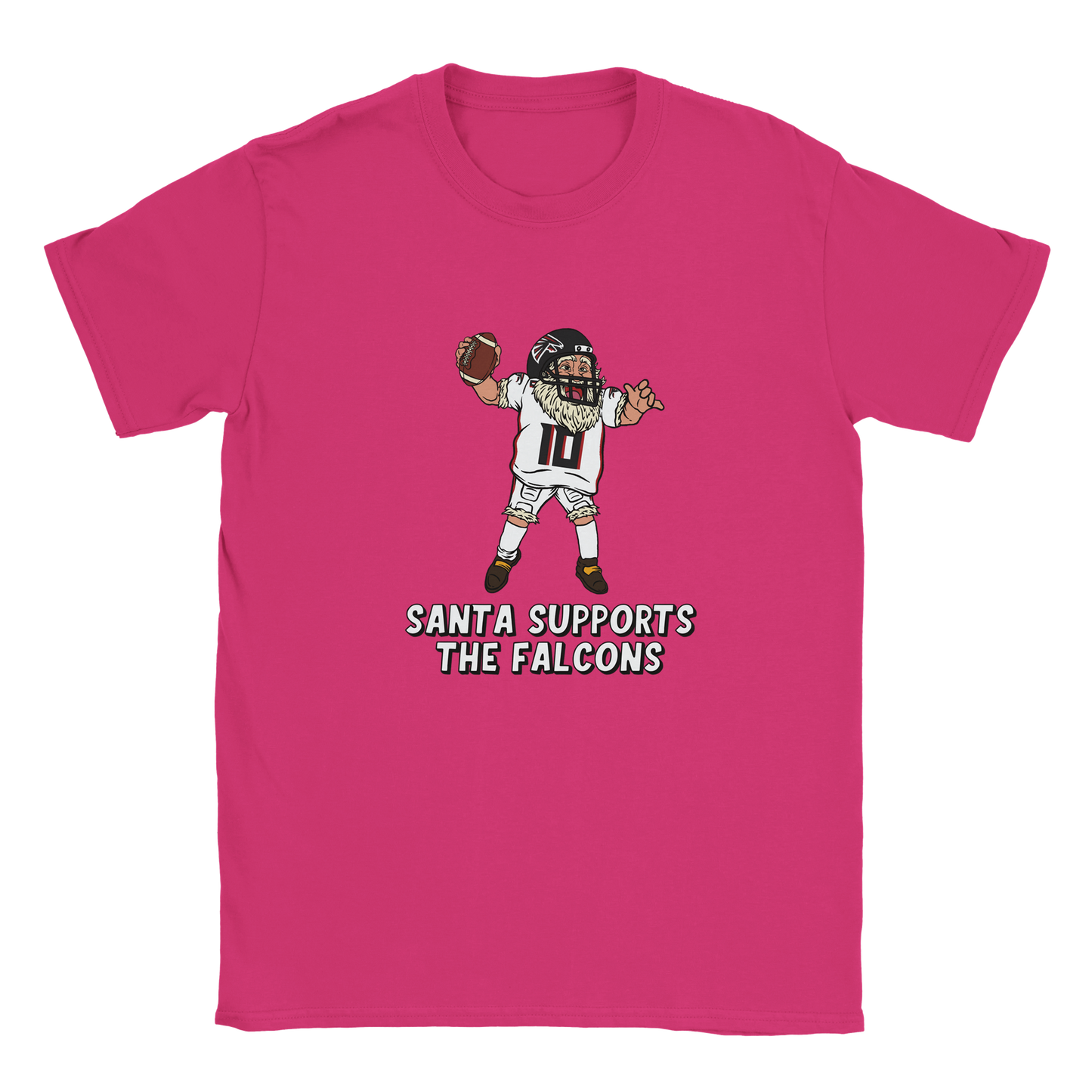 Atlanta Falcons Kids Crewneck Santa T-shirt