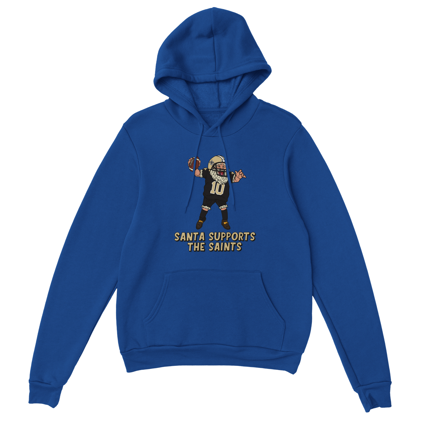 New Orleans Saints Unisex Pullover Santa Hoodie