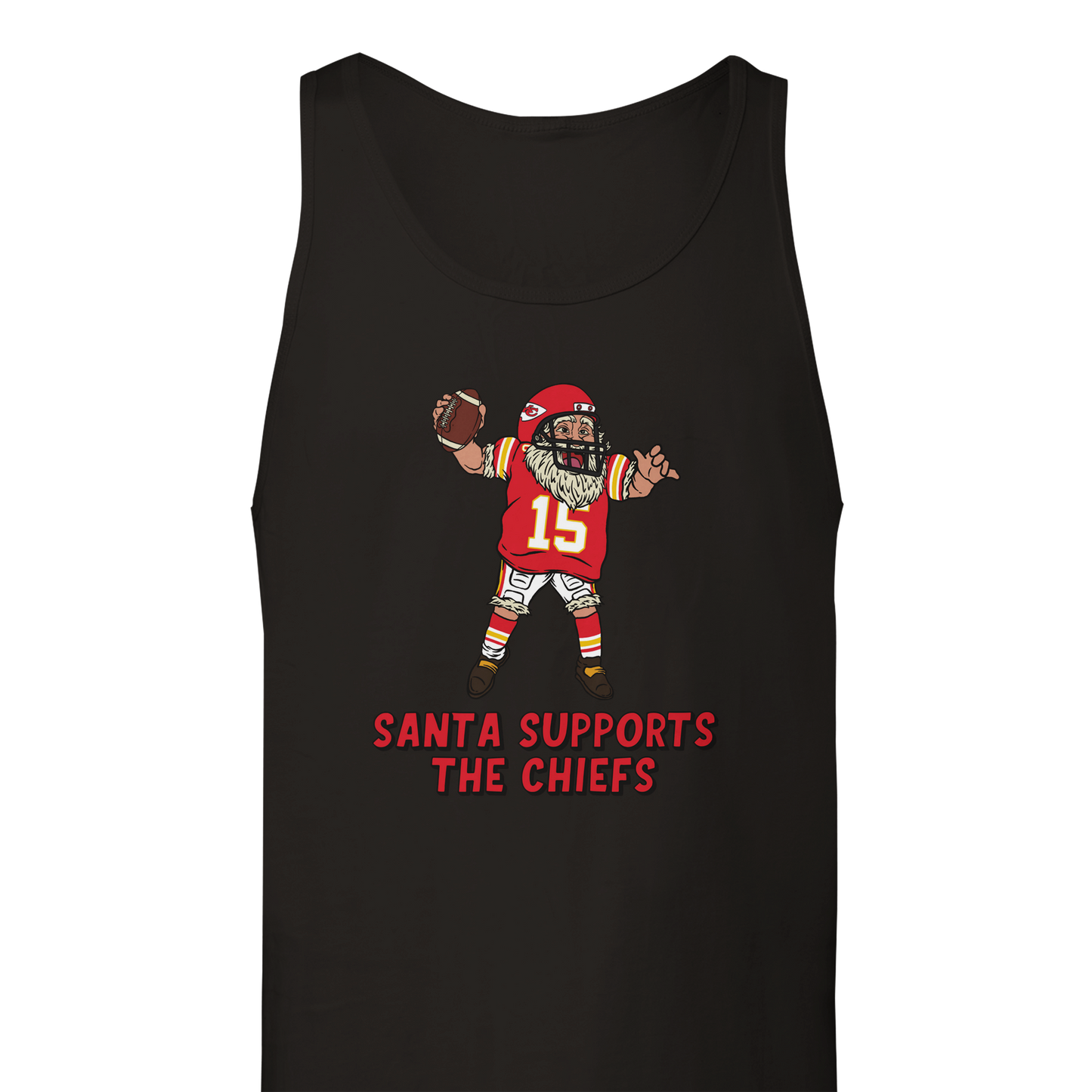 Kansas City Chiefs Unisex Santa Tank Top