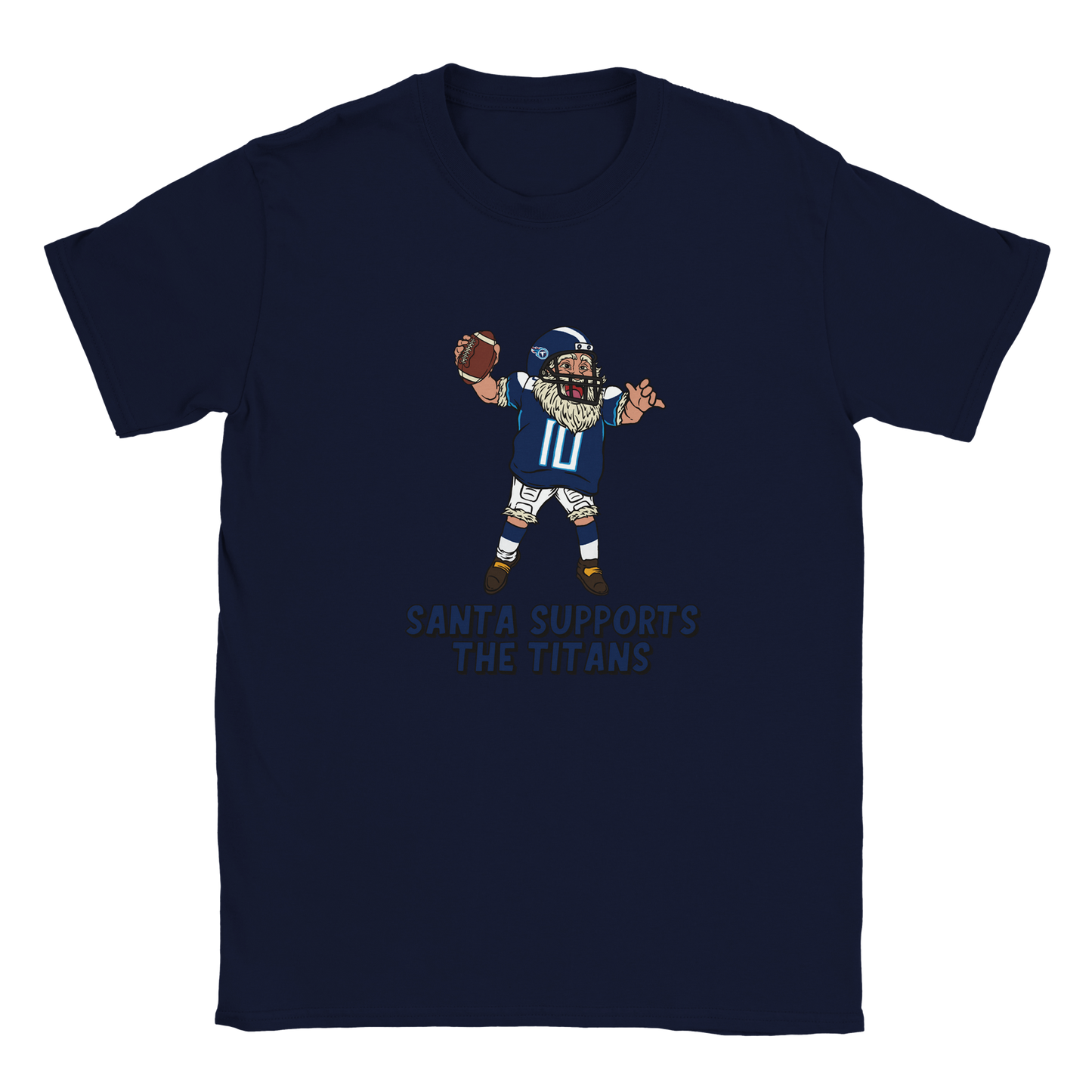 Tennessee Titans Kids Crewneck Santa T-shirt