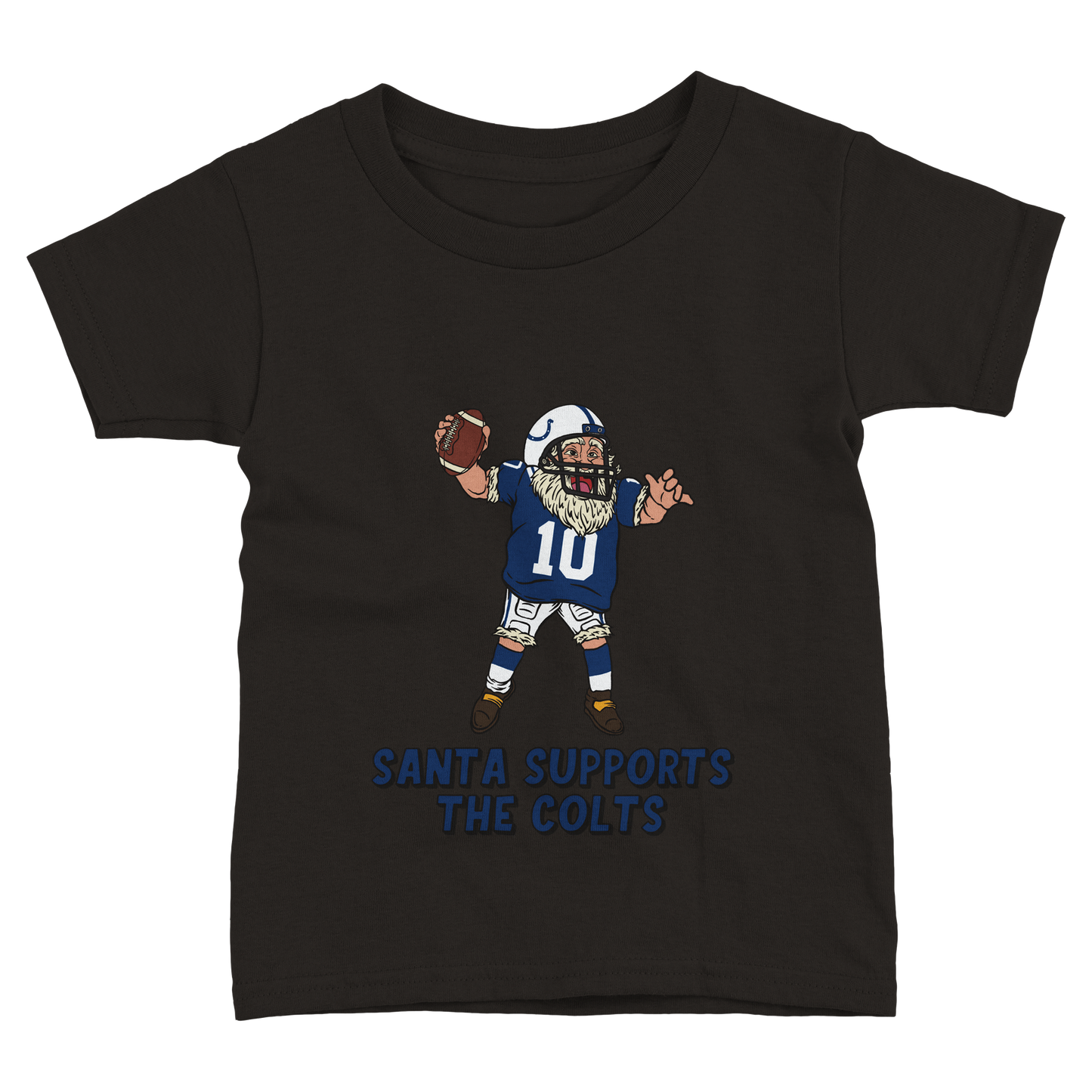 Indianapolis Colts Toddler Fine Jersey Santa T-Shirt