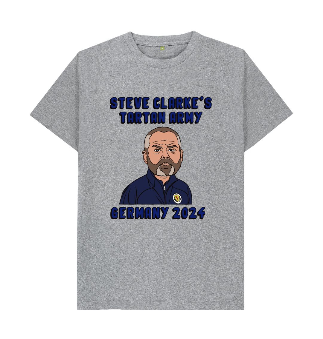 Athletic Grey Scotland Euro 2024 Steve Clarke's Tartan Army T-shirt