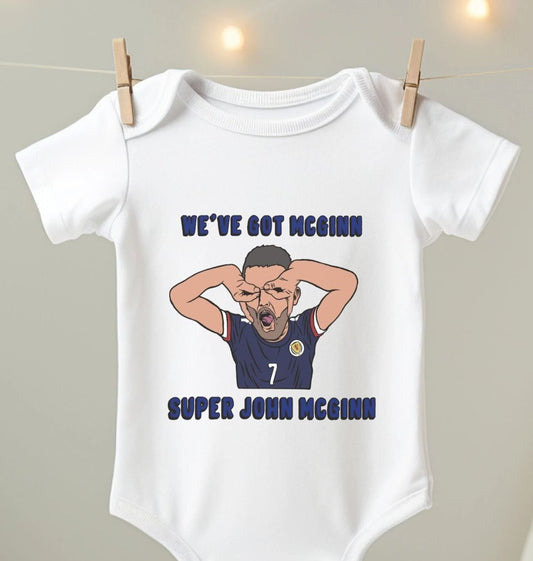 Scotland Euro 2024 Super John McGinn Babygrow