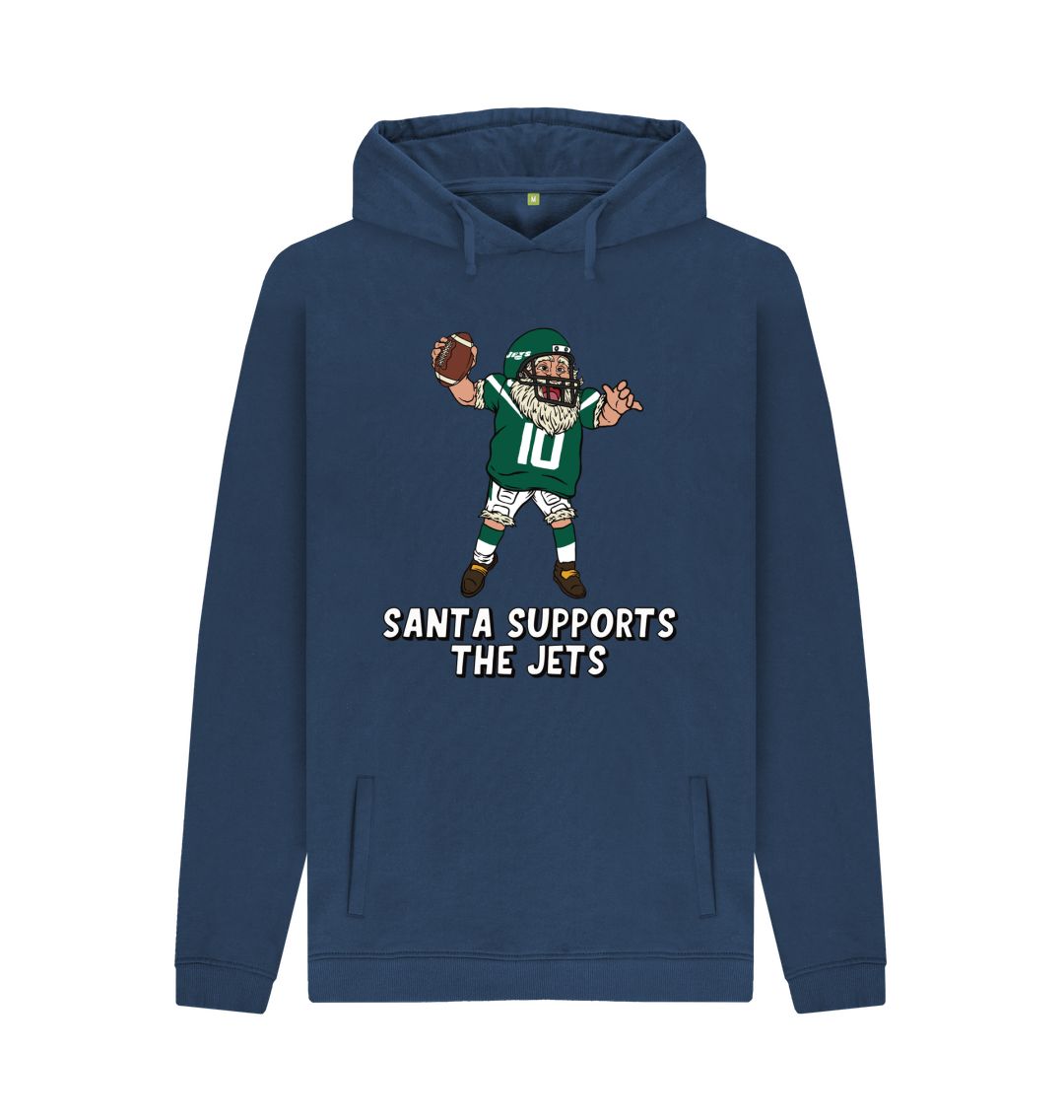 Navy New York Jets Santa Hoody