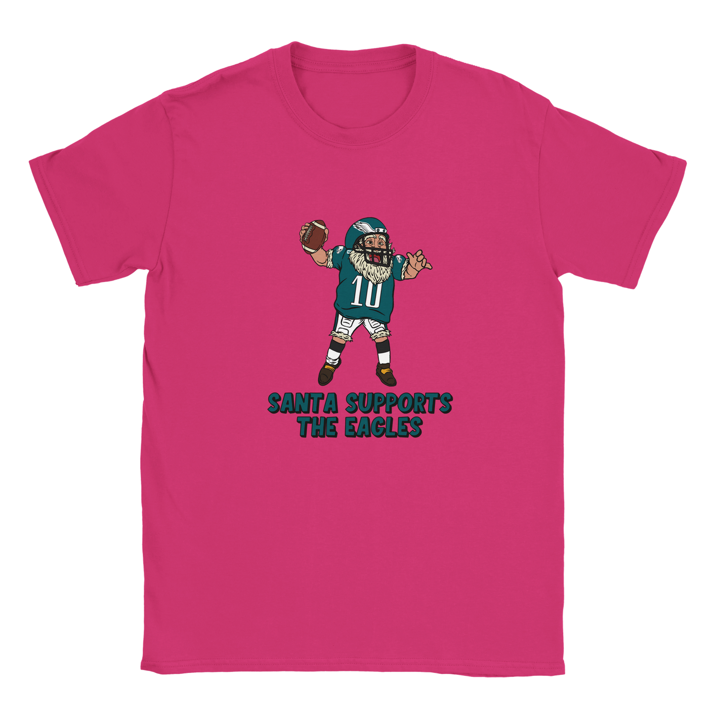 Philadelphia Eagles Kids Crewneck Santa T-shirt