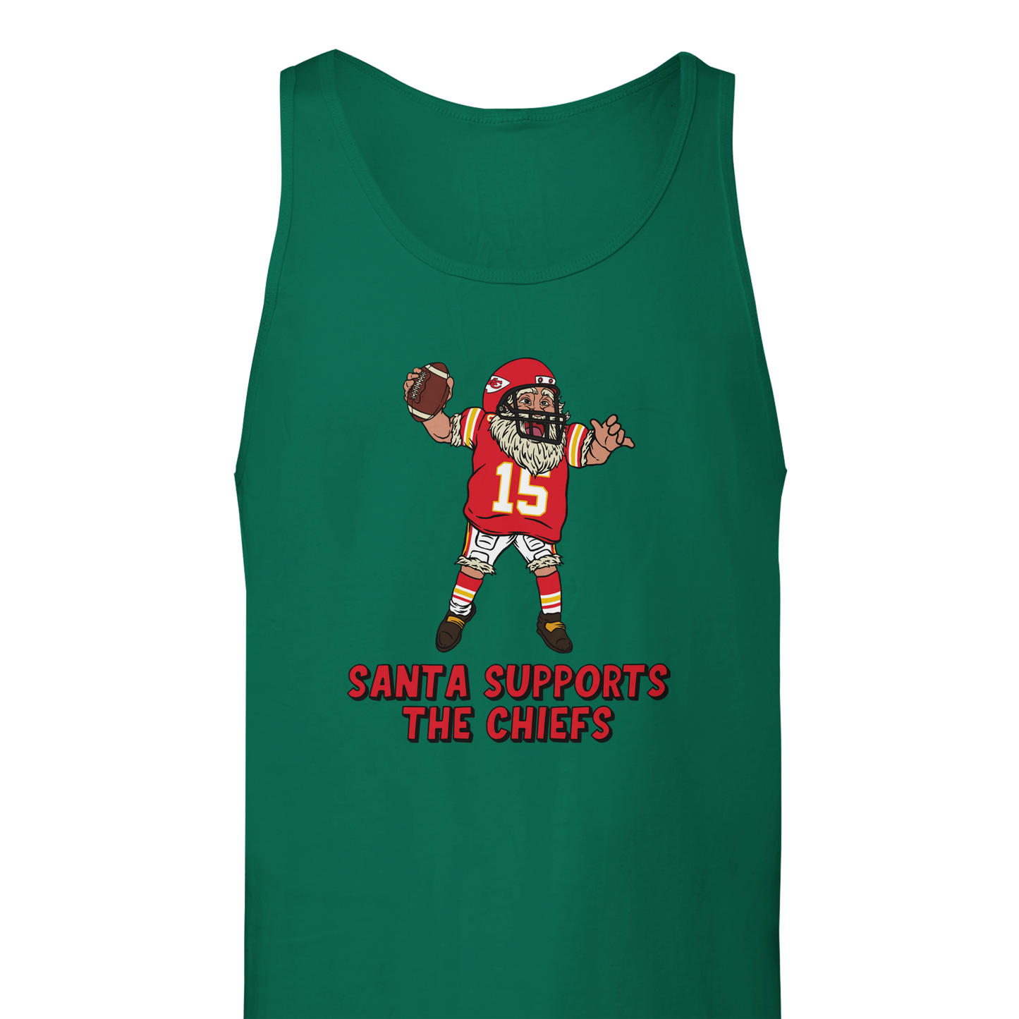 Kansas City Chiefs Unisex Santa Tank Top