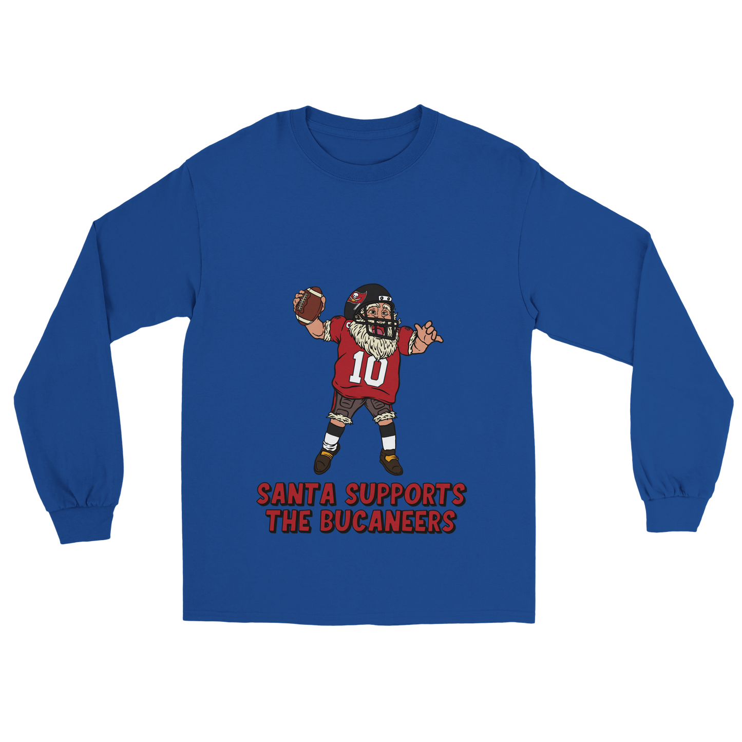 Tampa Bay Buccaneers Unisex Longsleeve Santa T-shirt