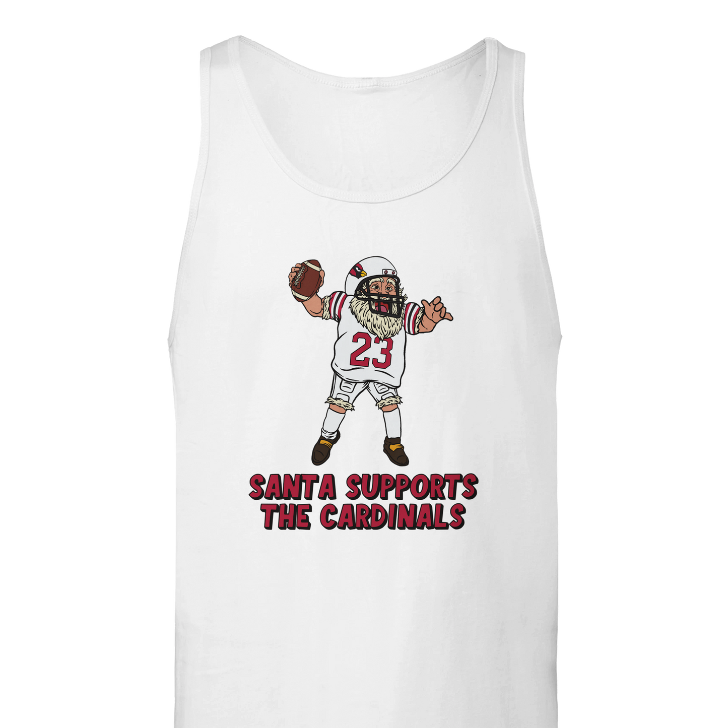 Arizona Cardinals Unisex Santa Tank Top