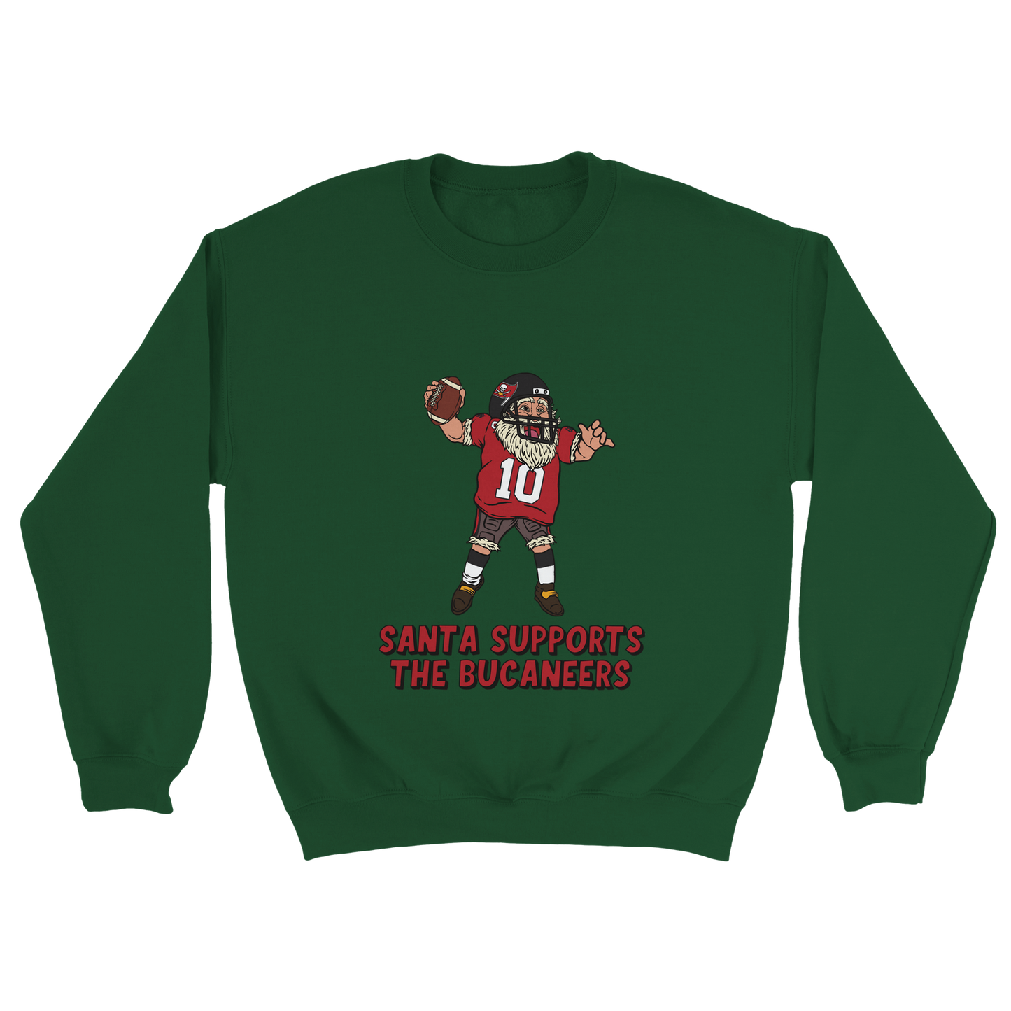 Tampa Bay Buccaneers Unisex Crewneck Santa Sweatshirt