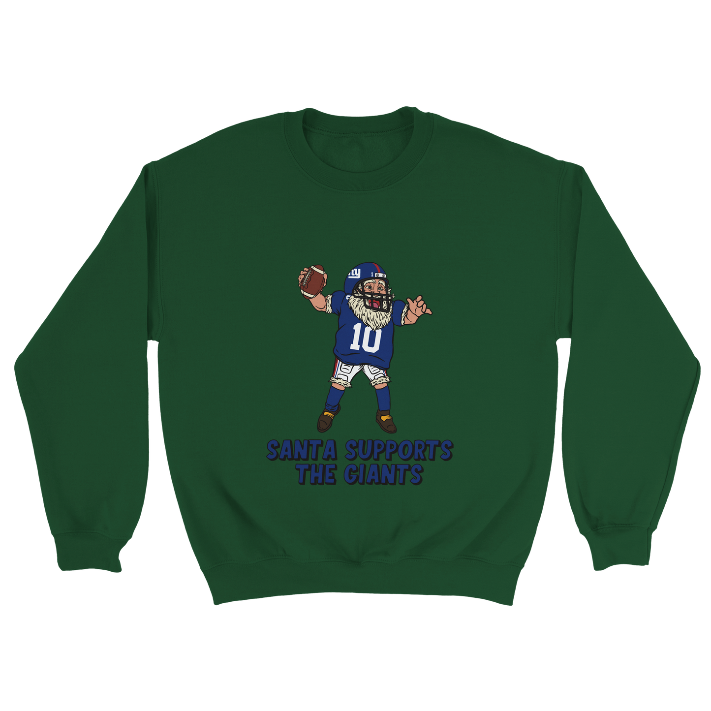 New York Giants Unisex Crewneck Santa Sweatshirt