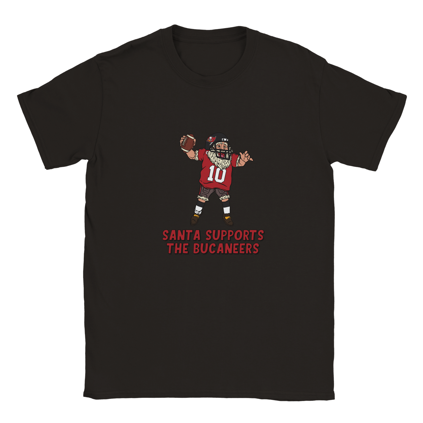 Tampa Bay Buccaneers Kids Crewneck Santa T-shirt