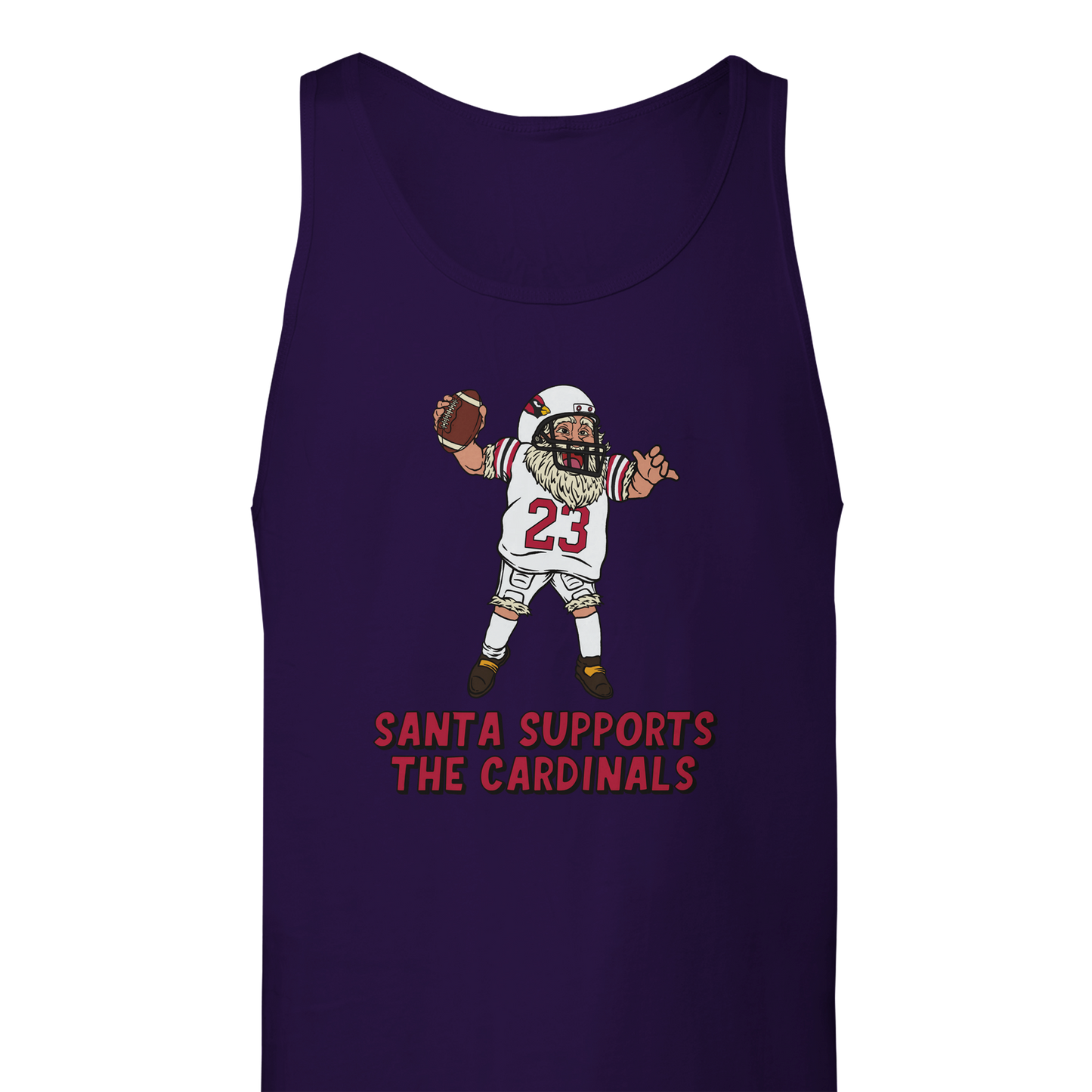 Arizona Cardinals Unisex Santa Tank Top