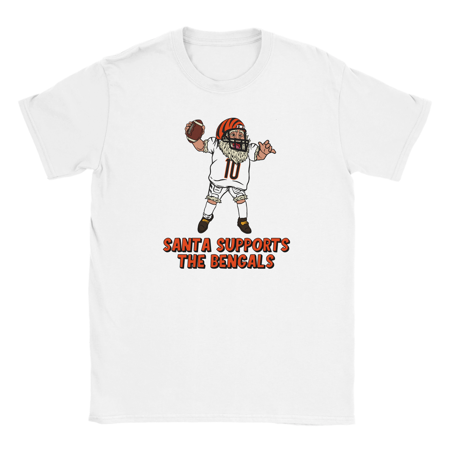 Cincinnati Bengals Kids Crewneck Santa T-shirt