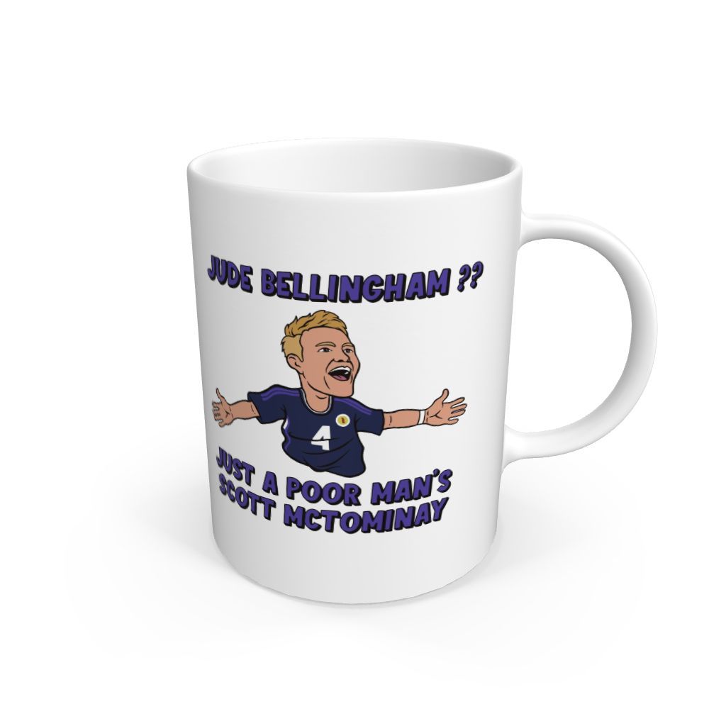 White Scotland Euro 2024 Scott McTominay Mug