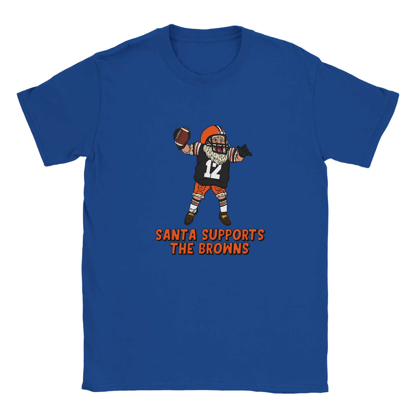 Cleveland Browns Kids Crewneck Santa T-shirt