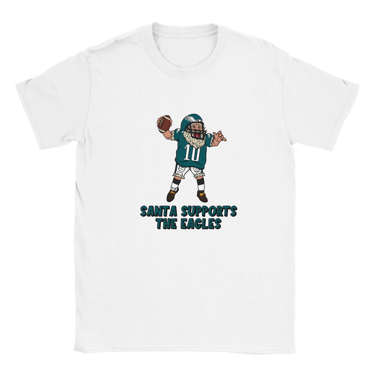 Philadelphia Eagles Kids Crewneck Santa T-shirt