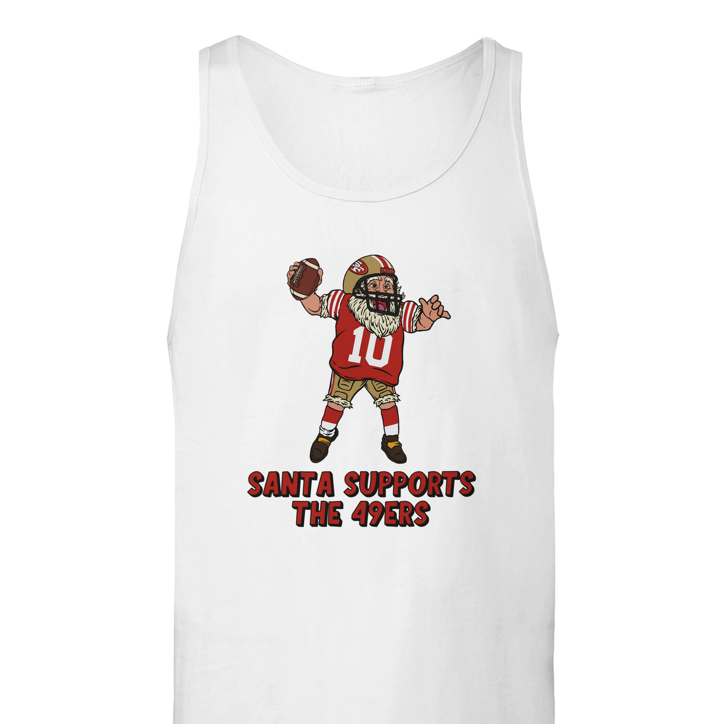 San Francisco 49ers Unisex Santa Tank Top