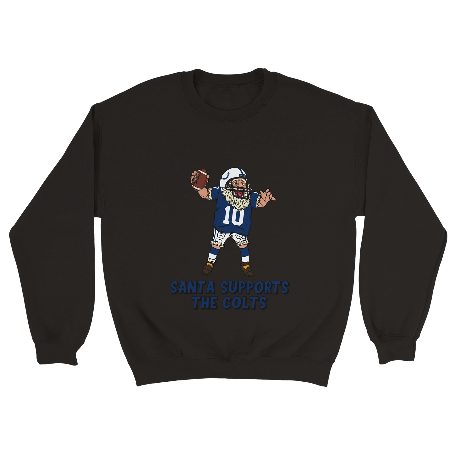 Indianapolis Colts Unisex Crewneck Santa Sweatshirt