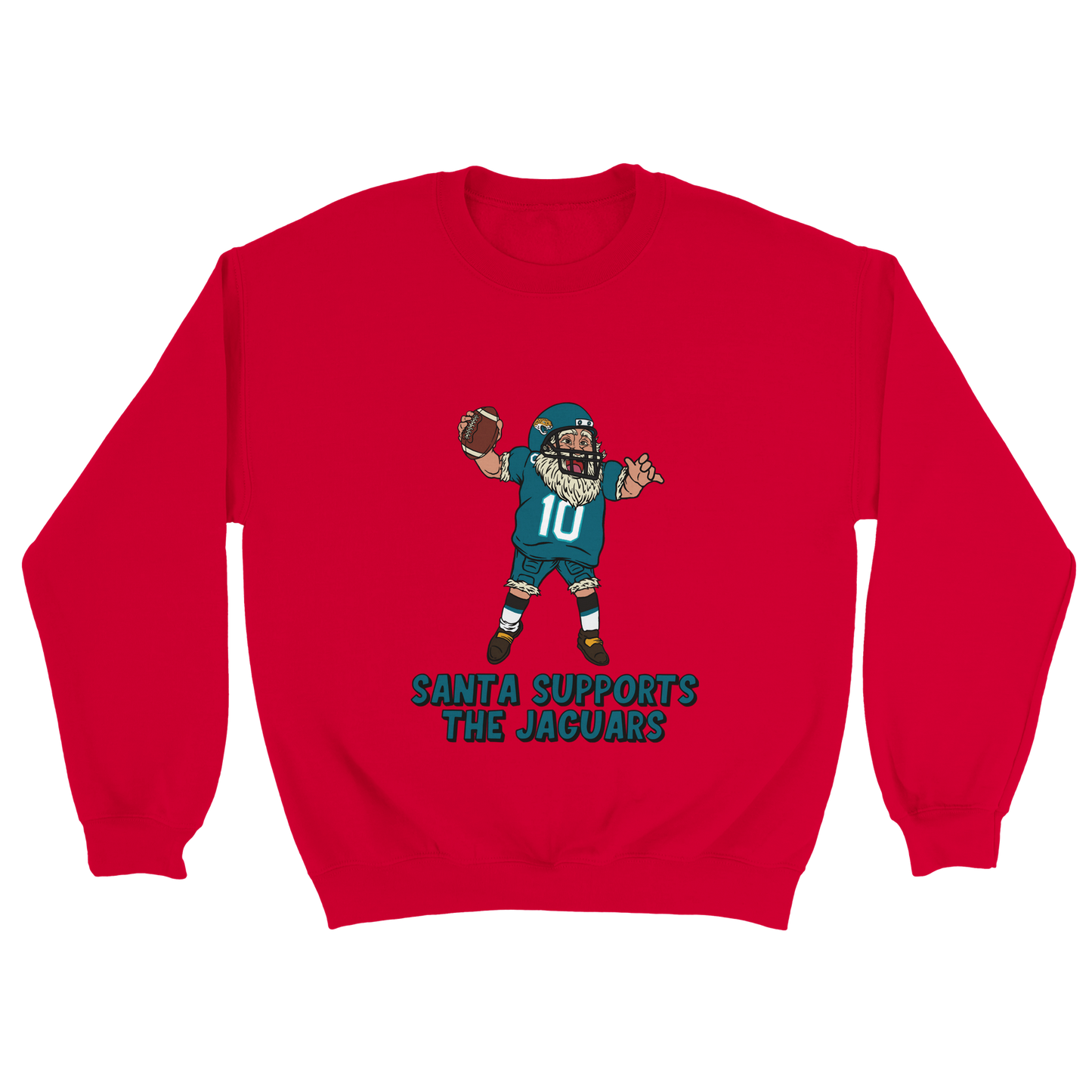 Jacksonville Jaguars Unisex Crewneck Santa Sweatshirt