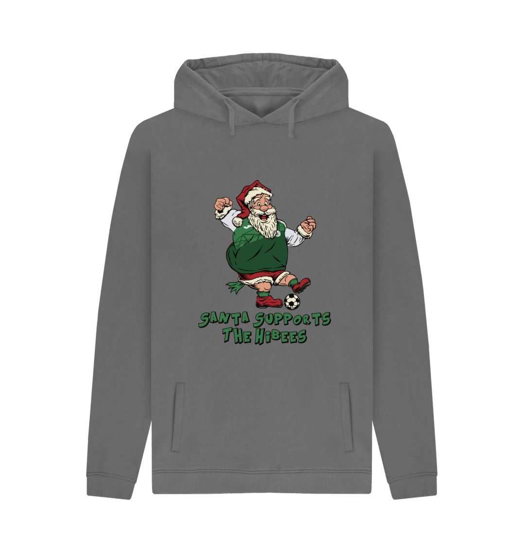 Slate Grey Hibernian Men's Santa Hoody