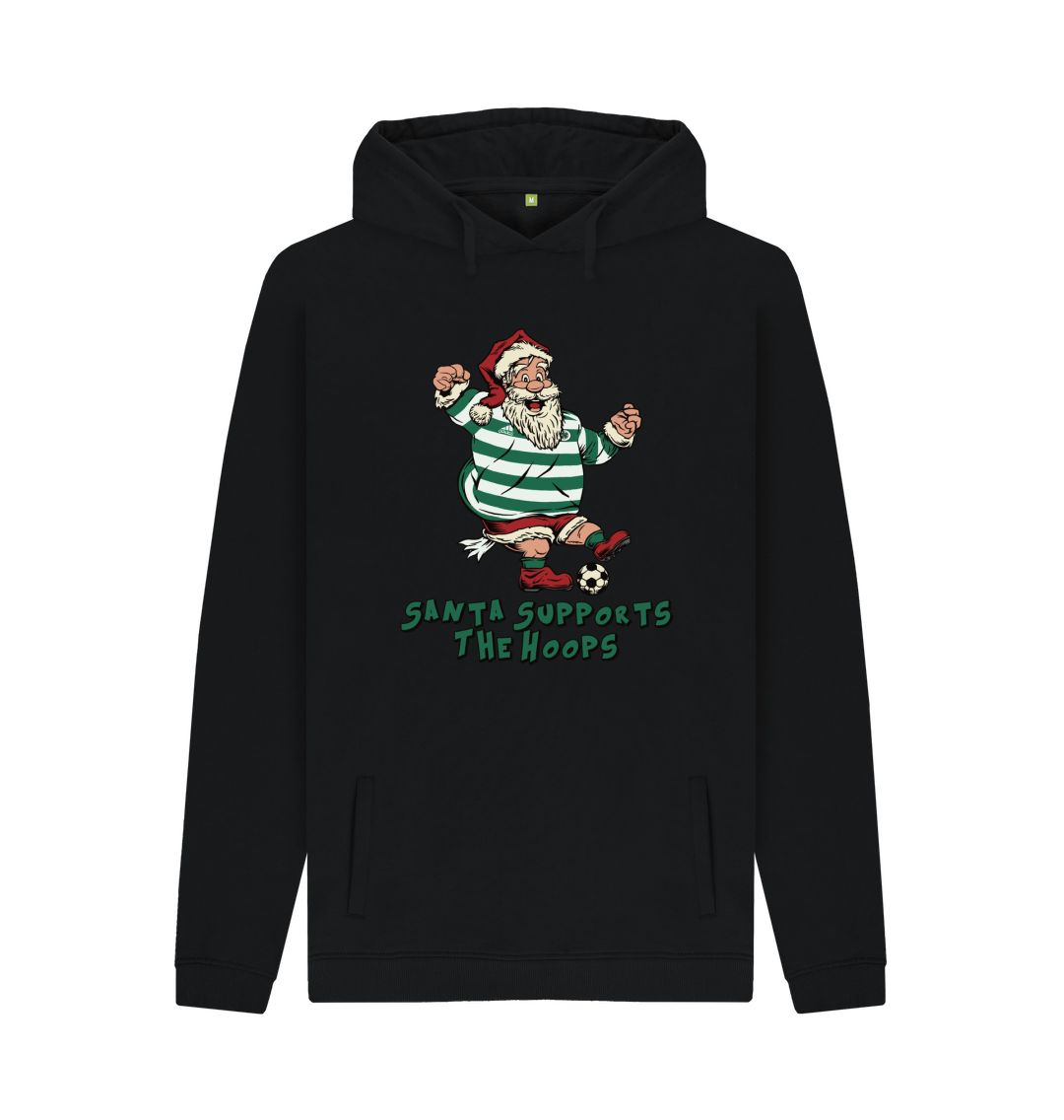 Black Celtic Men's Santa Hoody