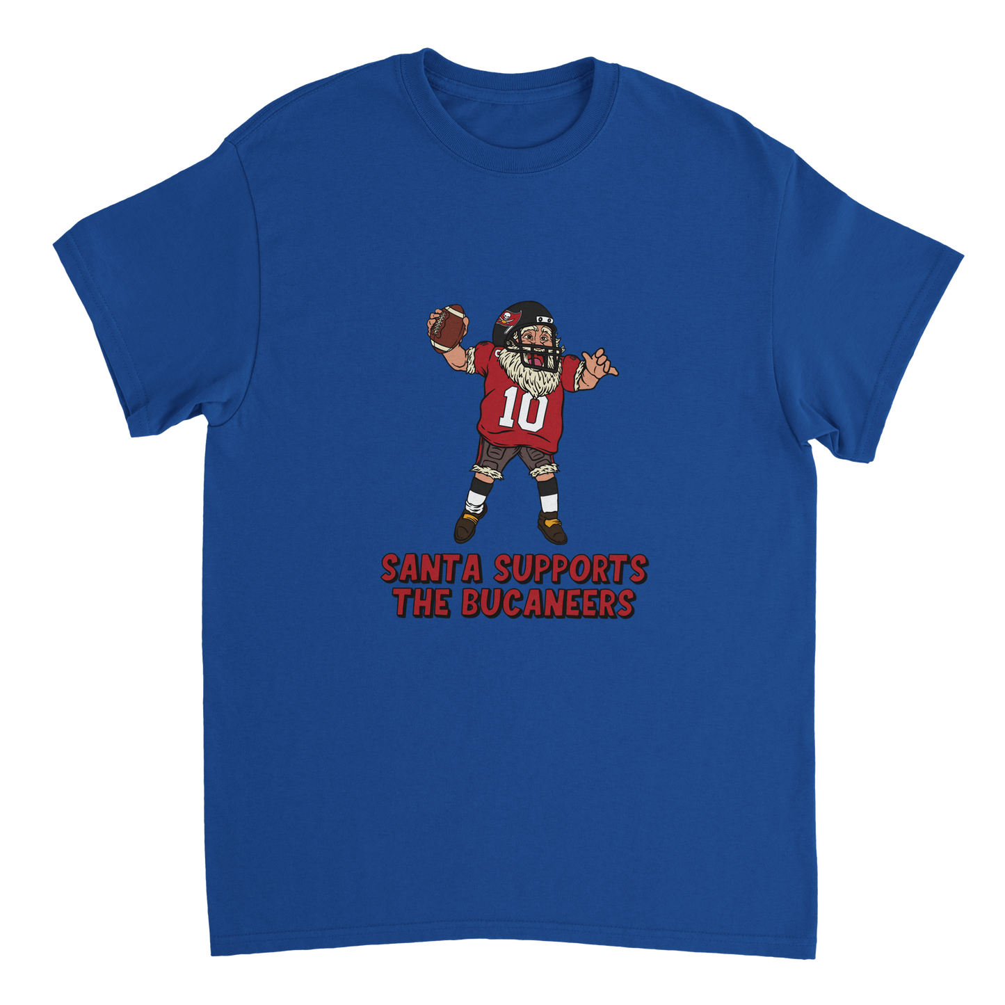 Tampa Bay Buccaneers Unisex Crewneck Santa T-shirt