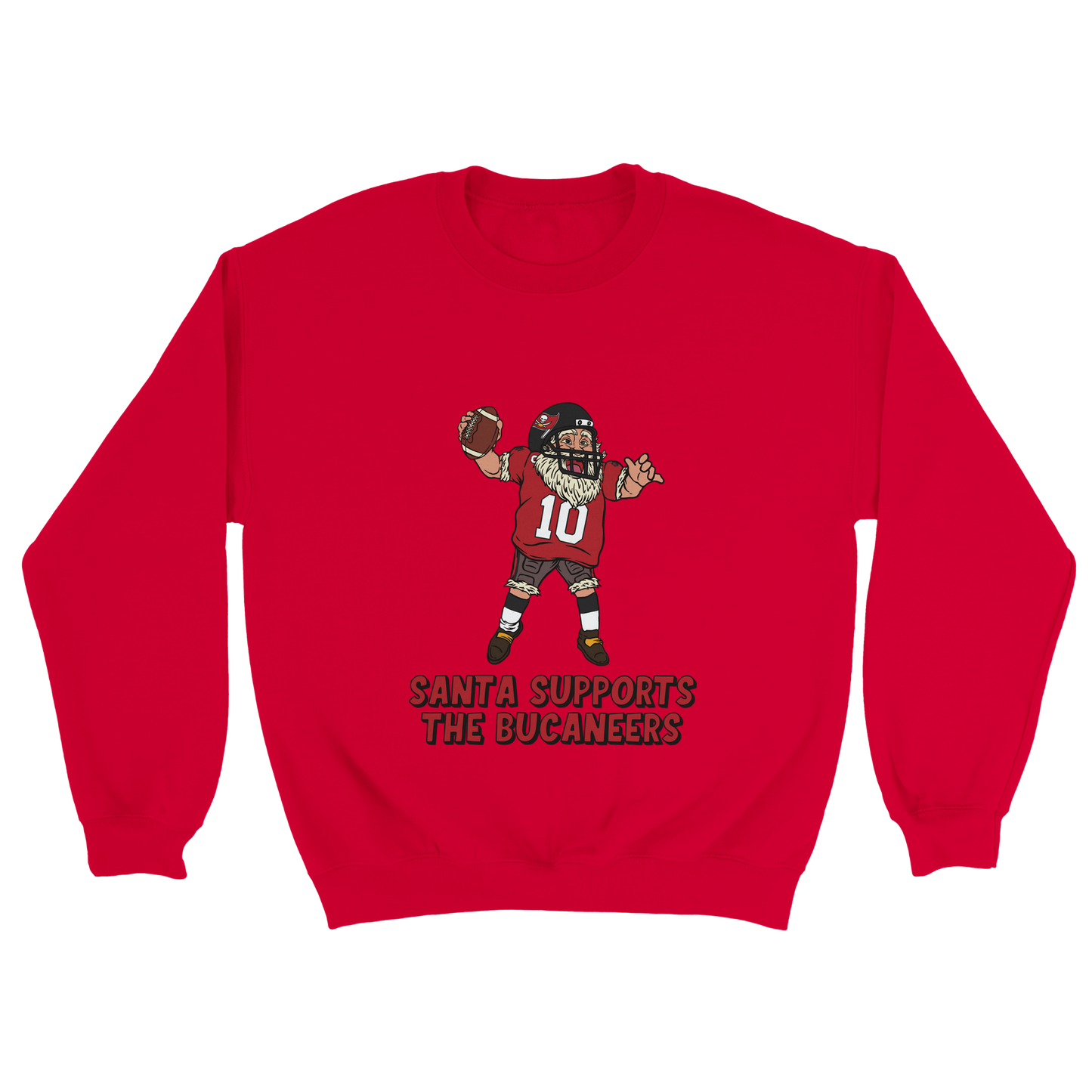 Tampa Bay Buccaneers Unisex Crewneck Santa Sweatshirt