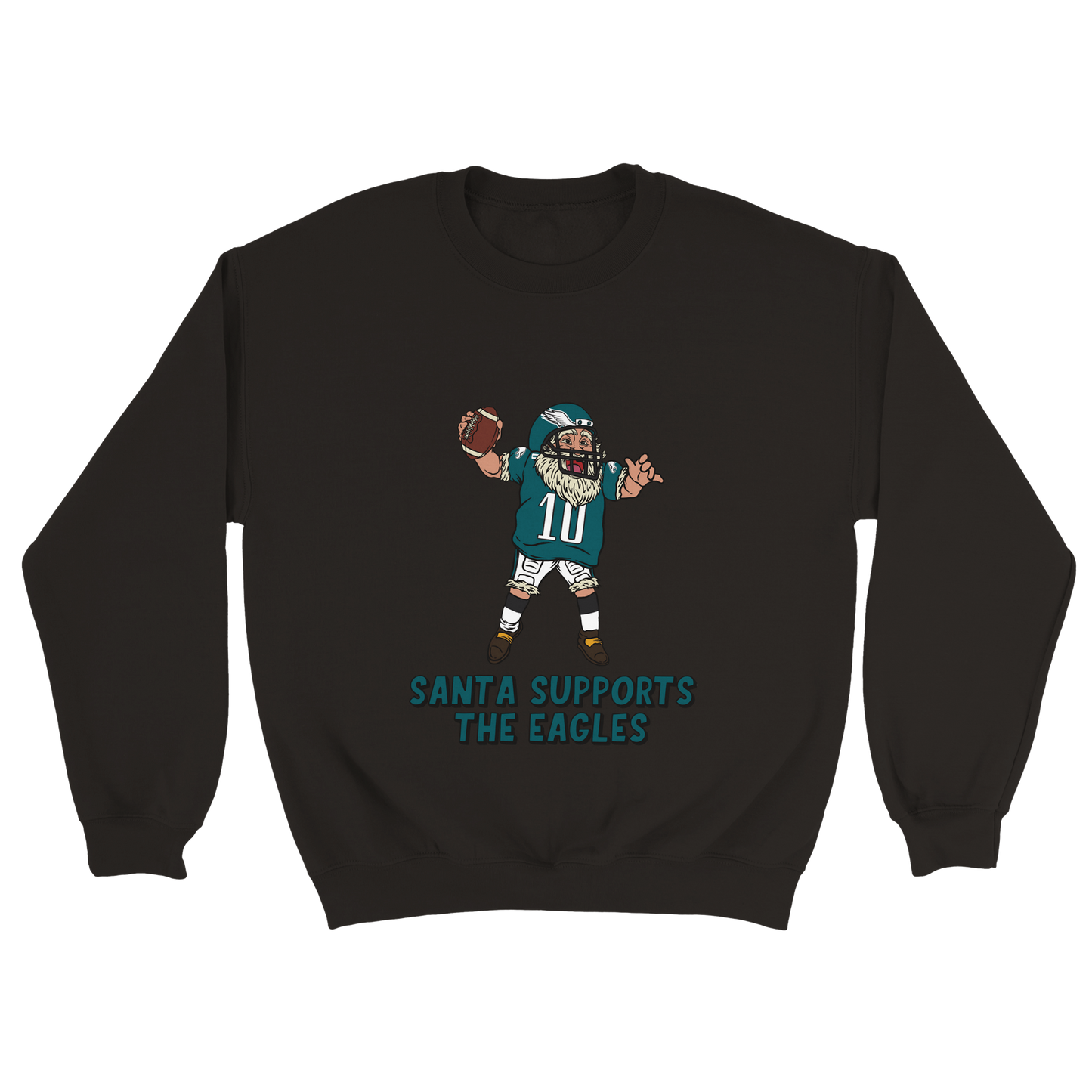 Philadelphia Eagles Unisex Crewneck Santa Sweatshirt