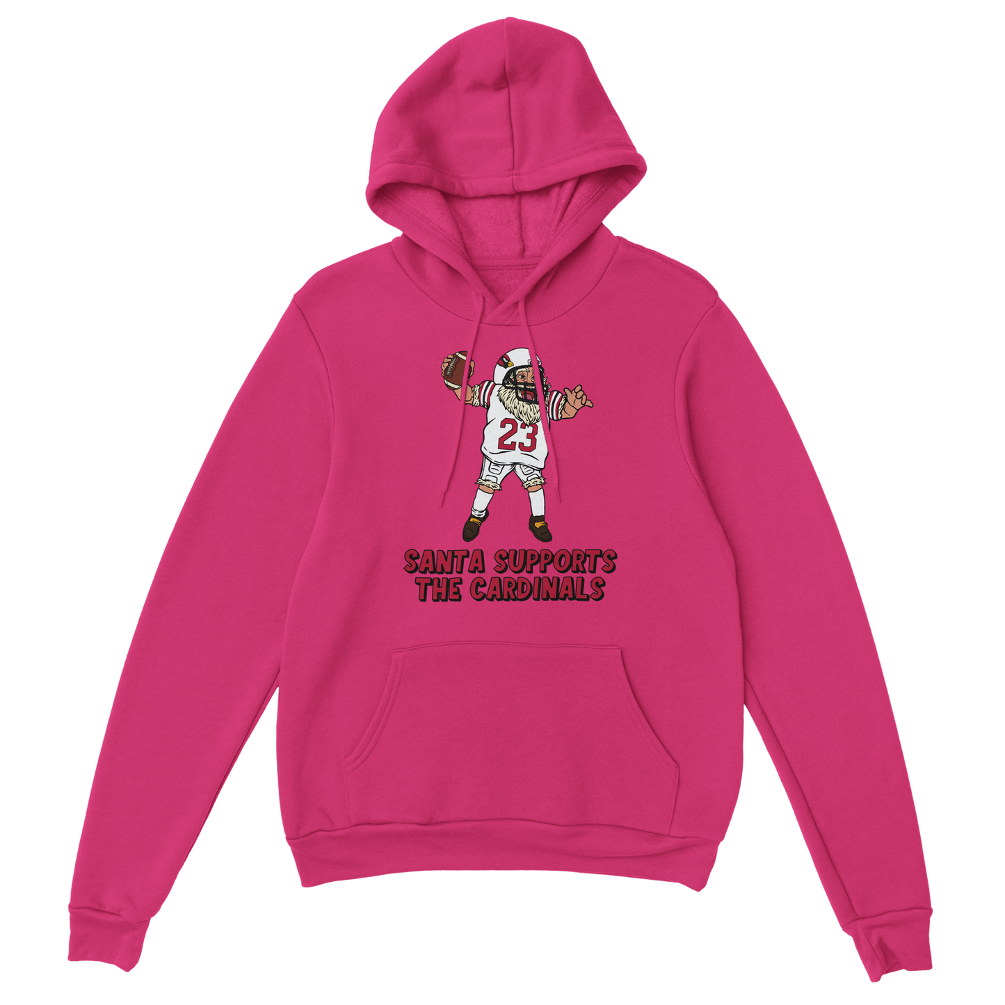 Arizona Cardinals Unisex Pullover Santa Hoodie