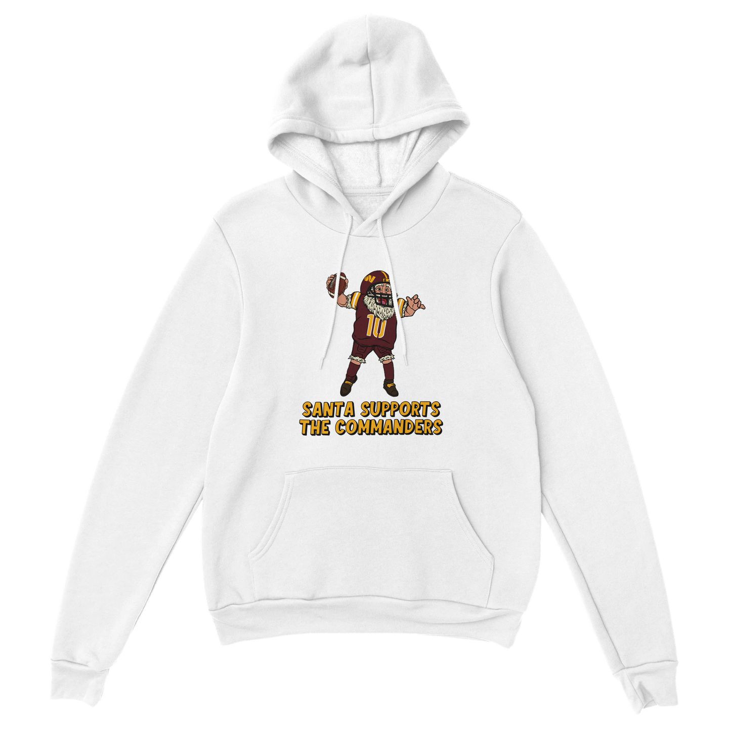 Washington Commanders Unisex Pullover Santa Hoodie