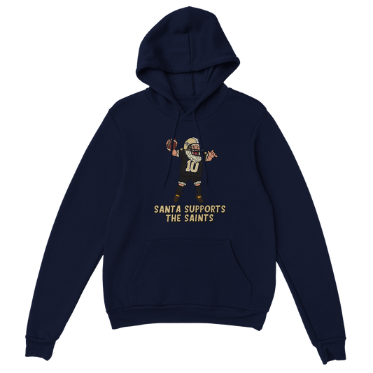 New Orleans Saints Unisex Pullover Santa Hoodie