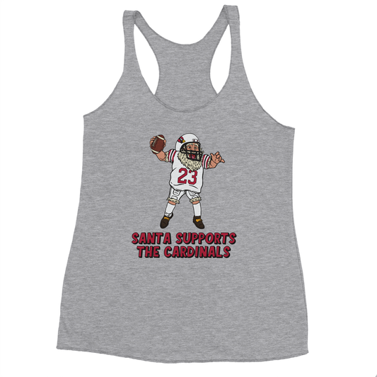 Arizona Cardinals Women's Racerback Santa Tank Top