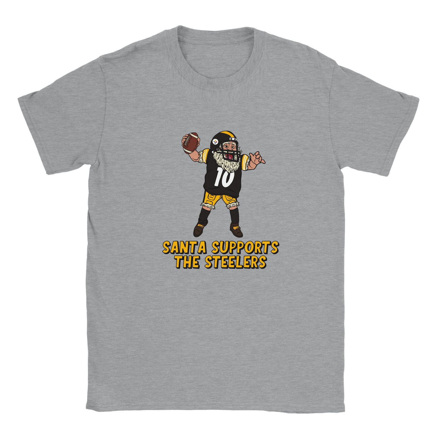 Pittsburgh Steelers Kids Crewneck Santa T-shirt