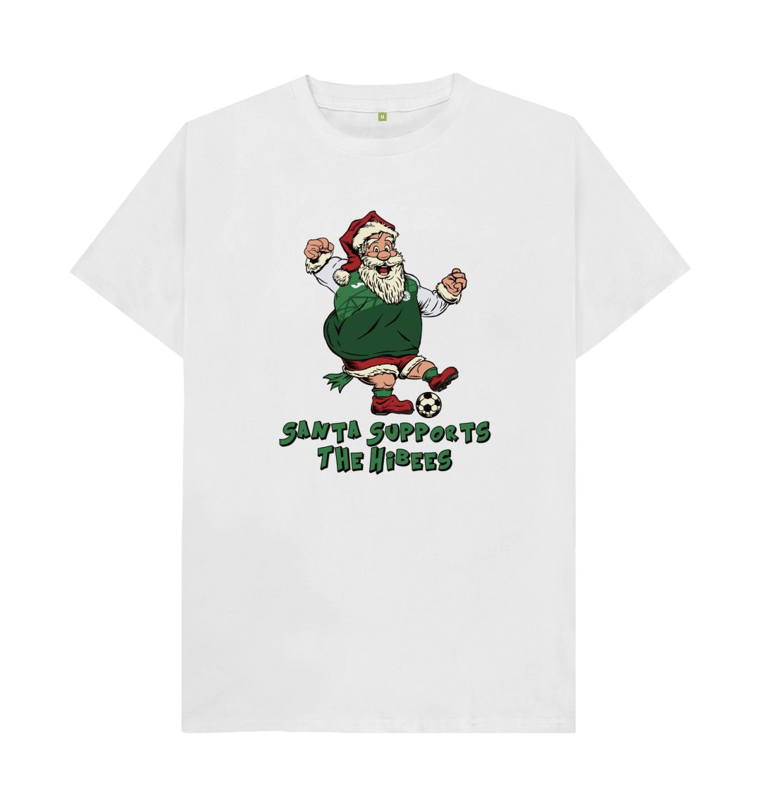 White Hibernian Men's Santa T-shirt