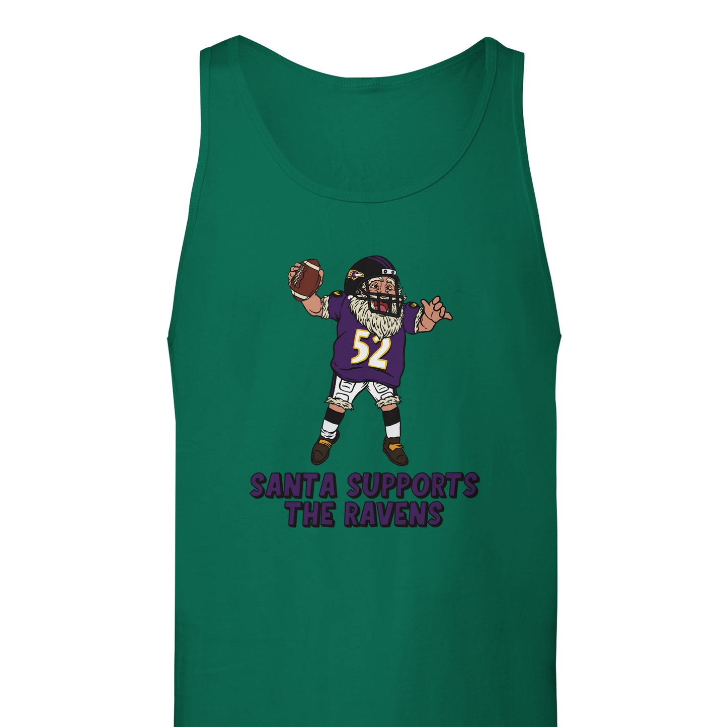 Baltimore Ravens Unisex Santa Tank Top