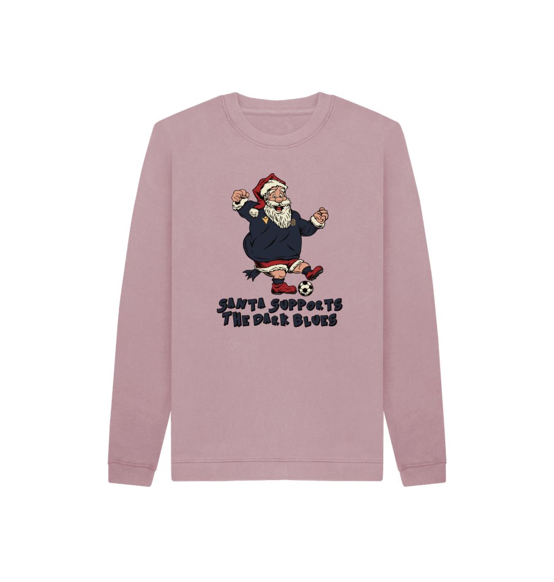 Mauve Dundee FC Kids Santa Jumper