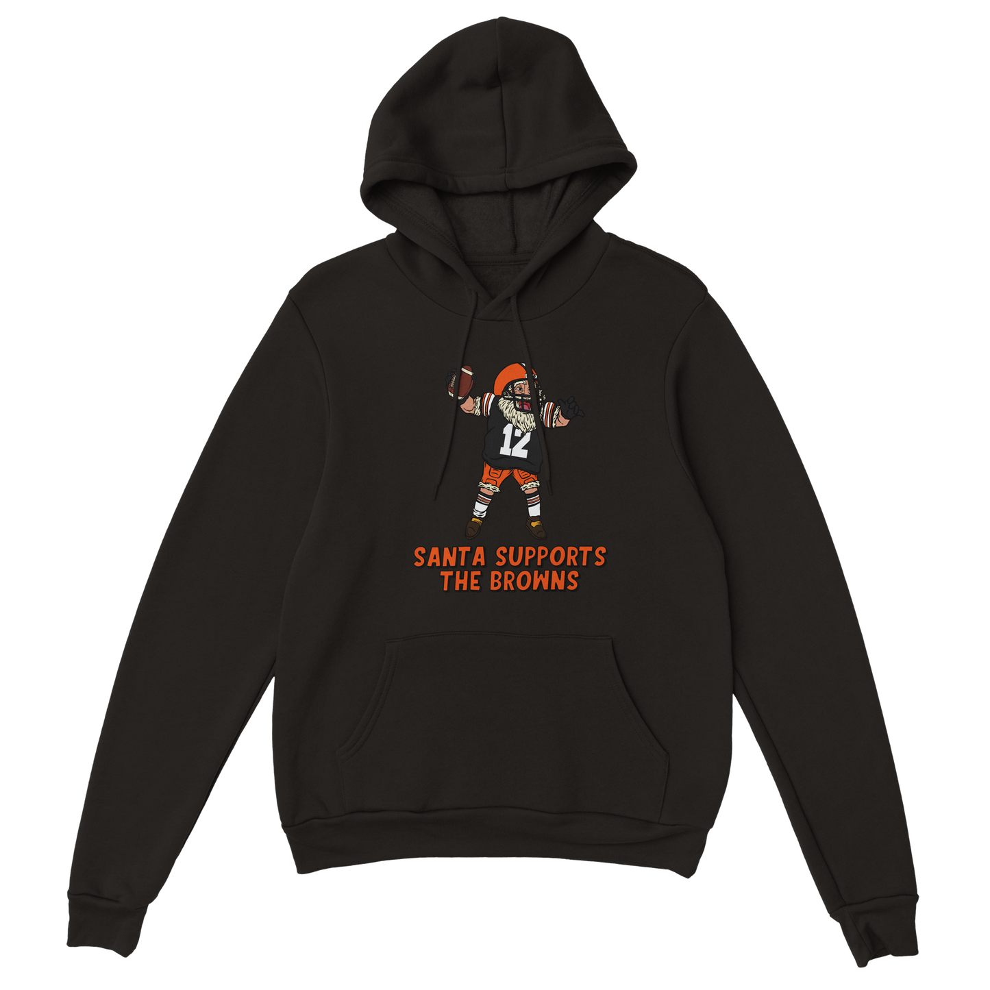 Cleveland Browns Unisex Pullover Santa Hoodie