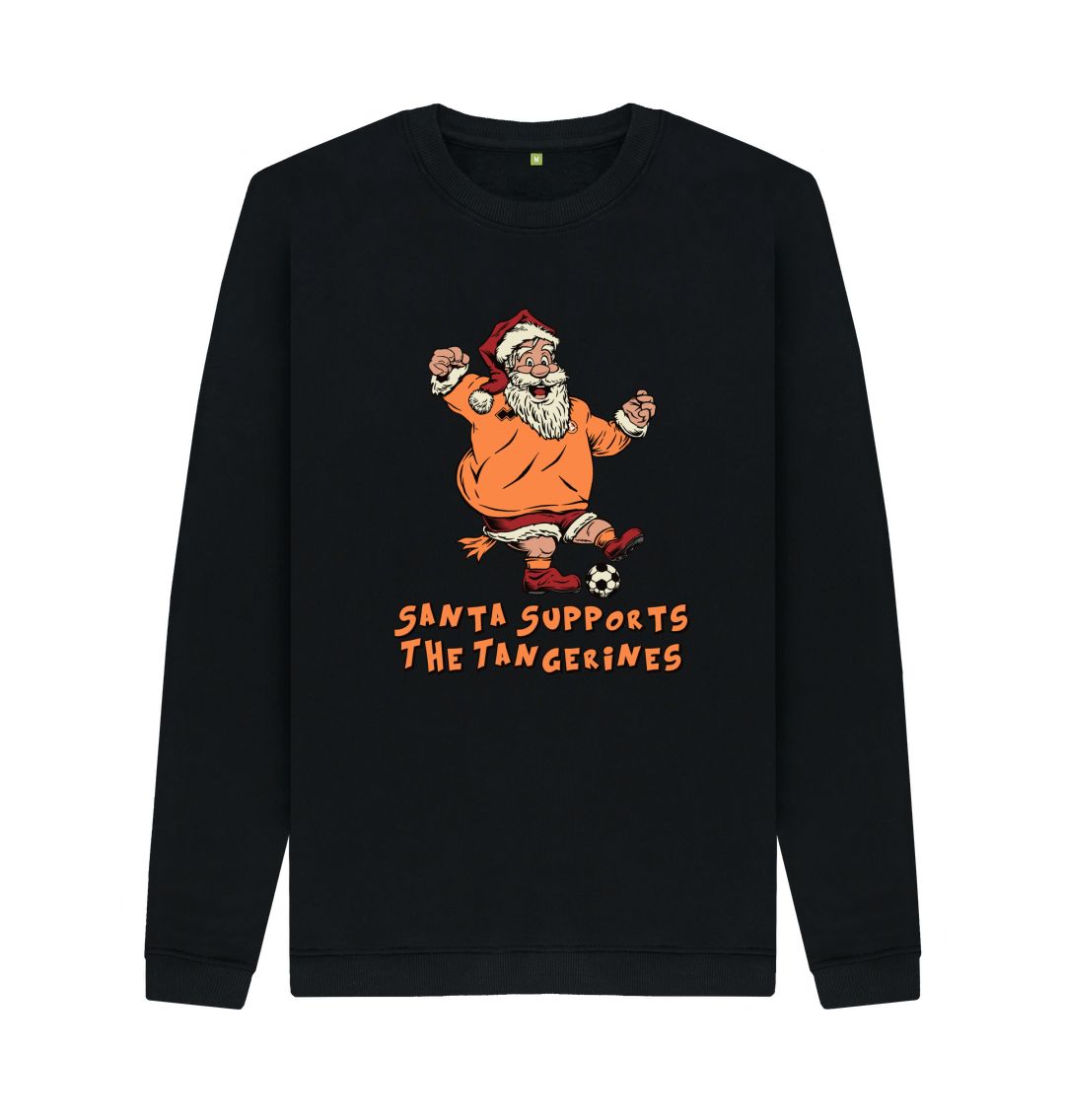 Black Dundee United Men's Santa Jumper