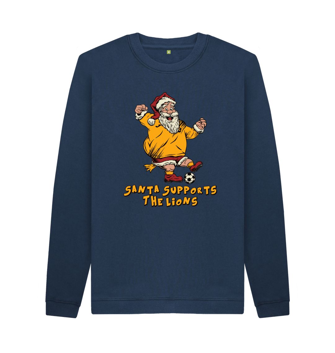 Navy Blue Livingston Men's Santa Jumper